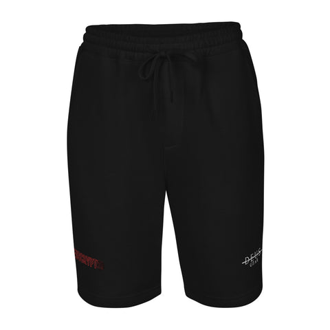 DEUSCRYPTO Men's fleece shorts (BLACK)