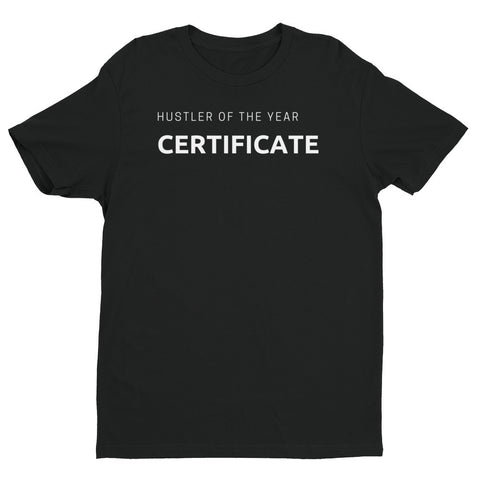 Men's Hustler Of The Year (Premium Line Fitted)